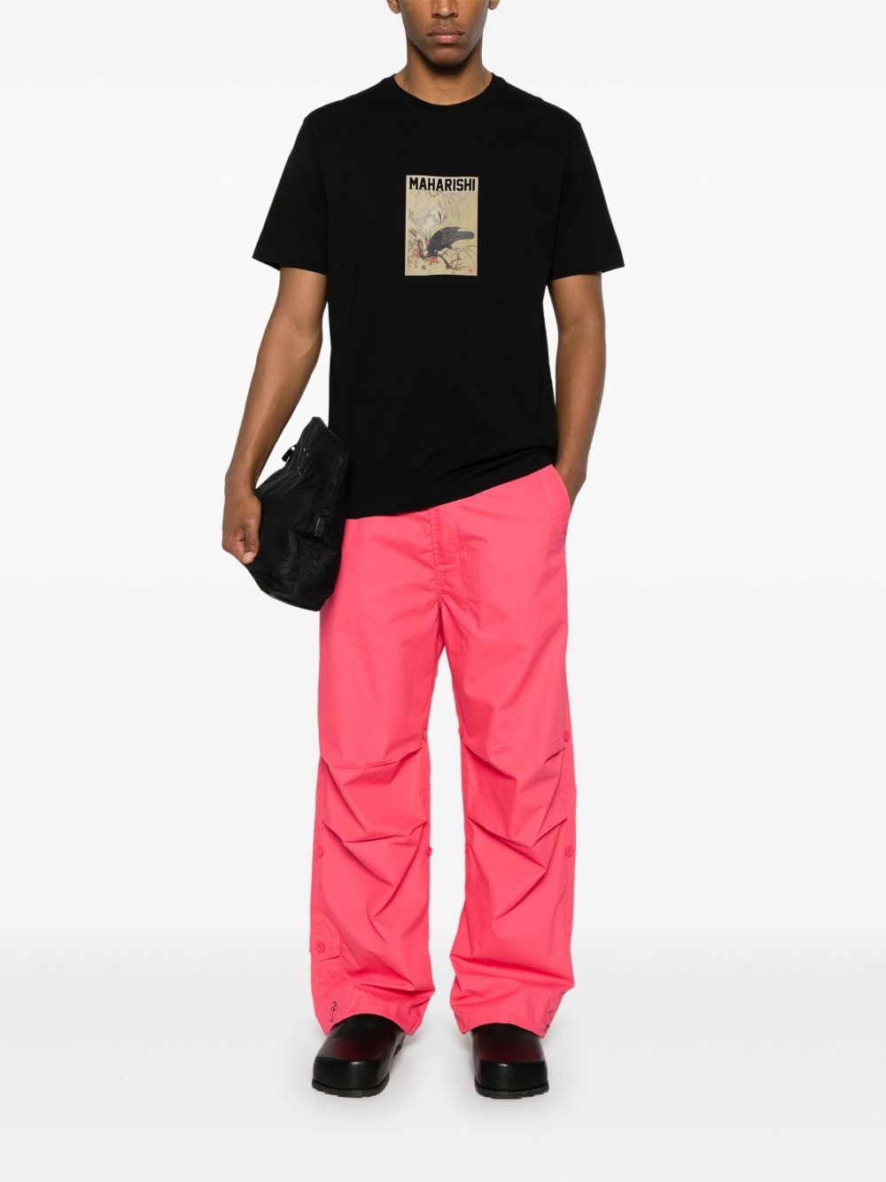 logo-print T-shirt - 2