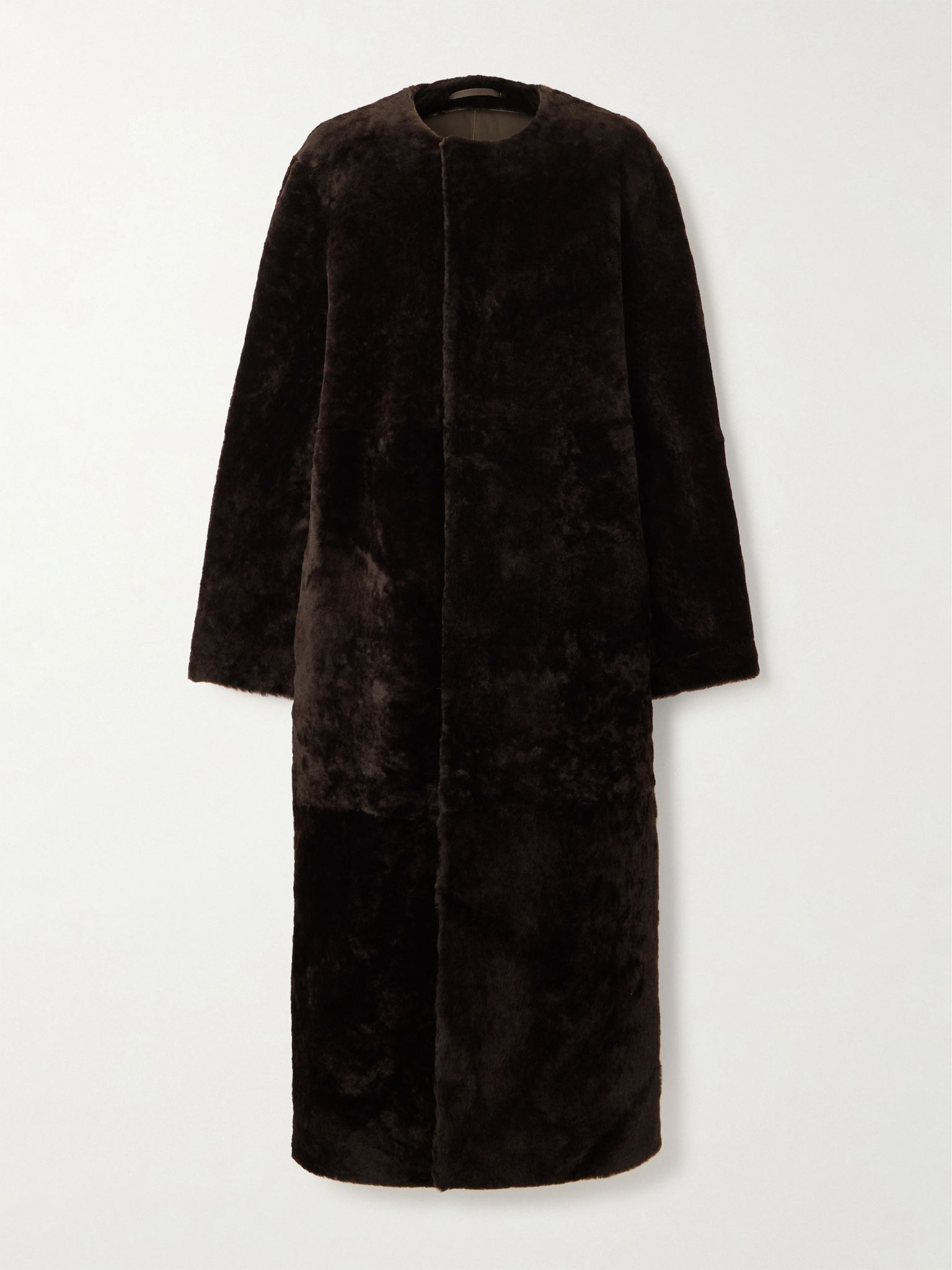 Shearling coat Brown - 1