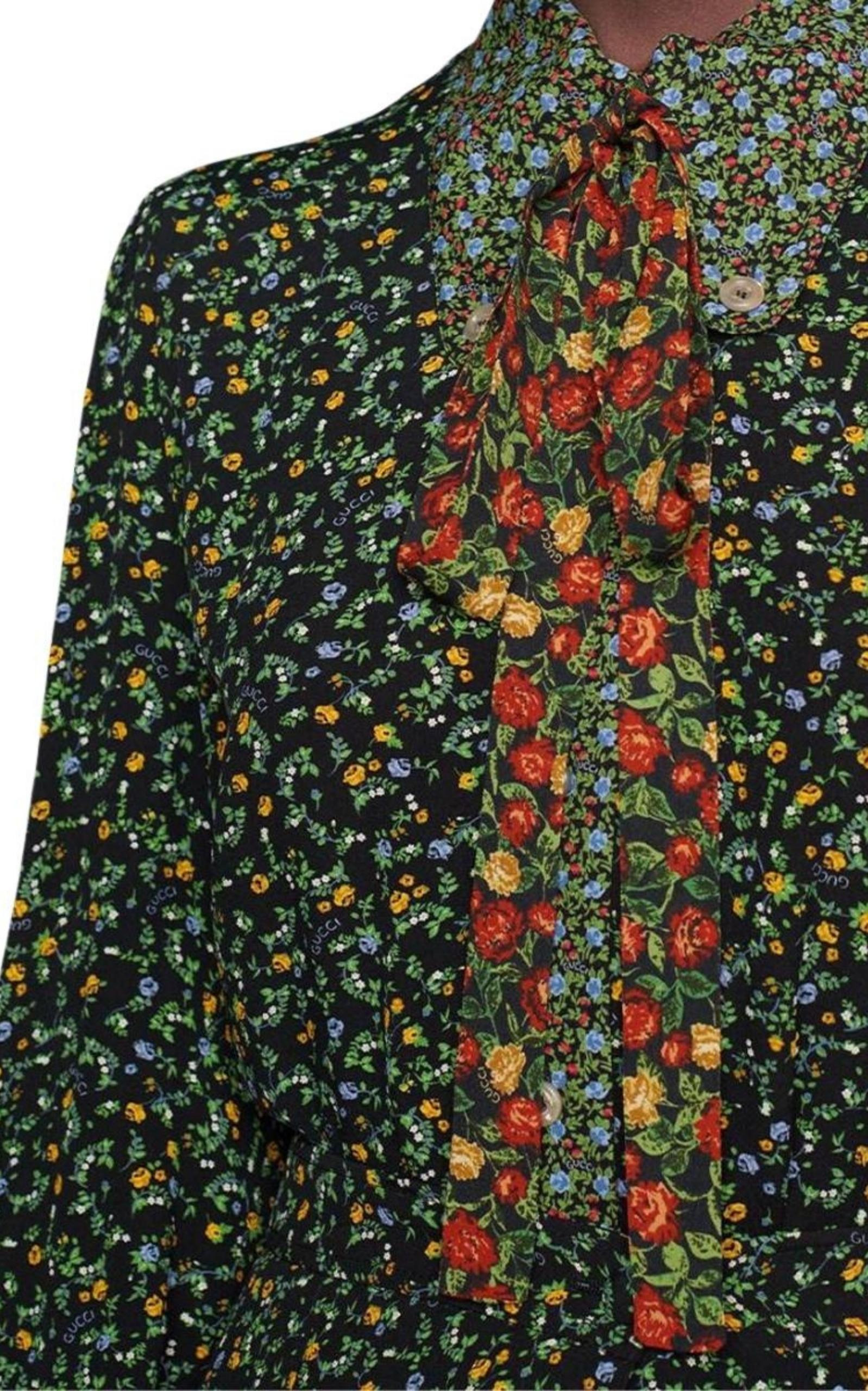 Liberty Floral Bow Detail Shirt - 4