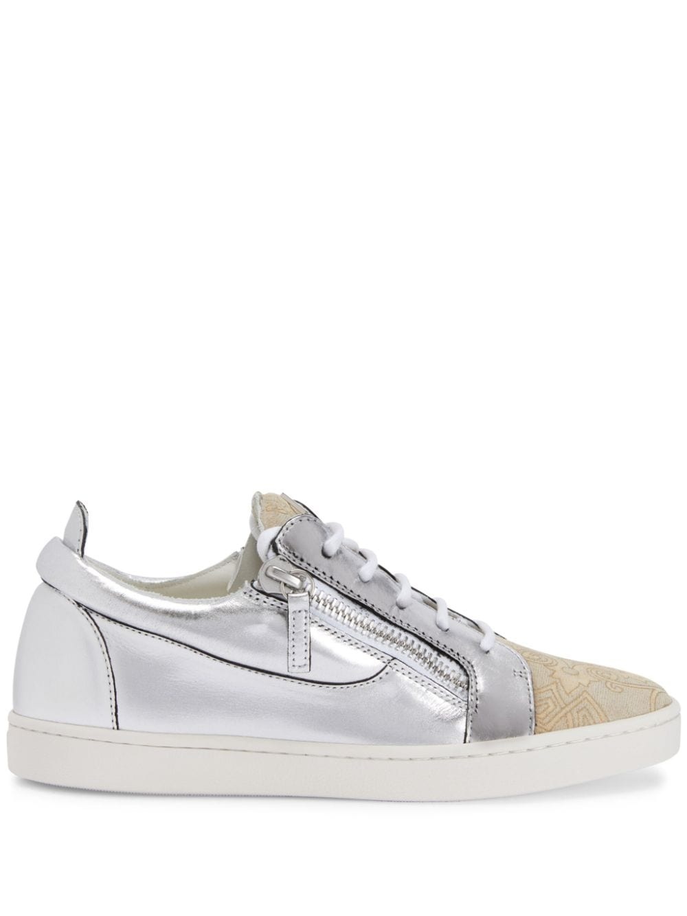 Nicki metallic leather sneakers - 1