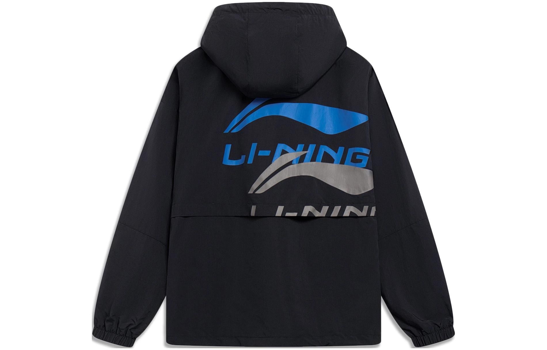 Li-Ning Double Logo Waterproof Hooded Jacket 'Black' AFDT523-1 - 2