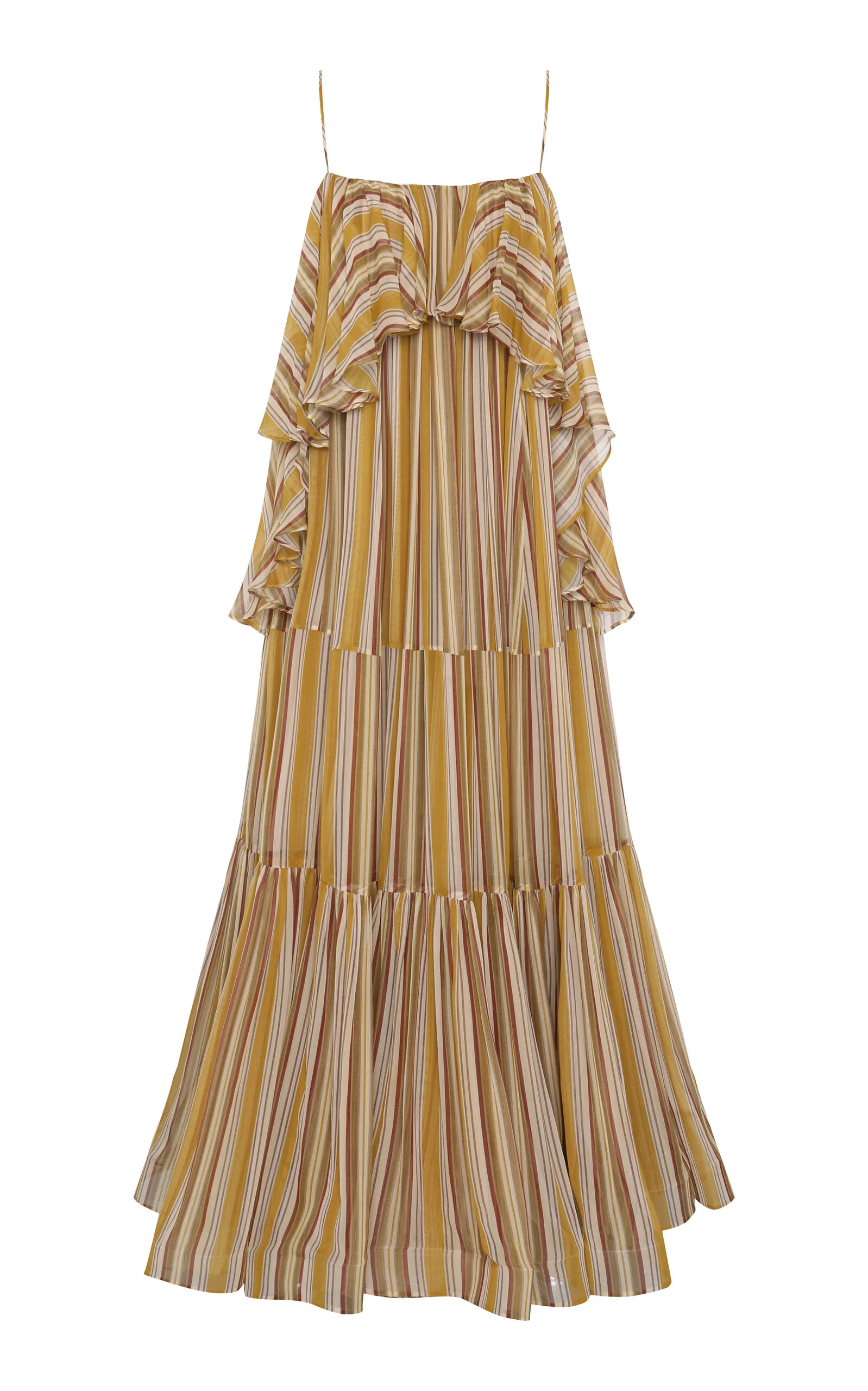 Rebellion Bohemian Slip Dress stripe - 1