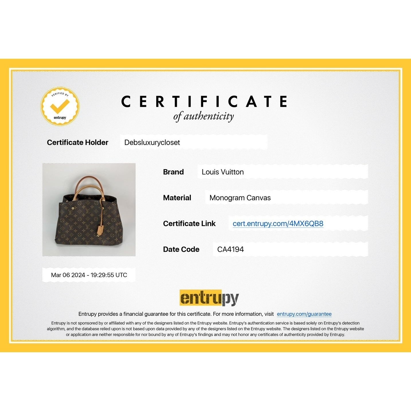 Louis Vuitton Montaigne MM Monogram Shoulder Bag - 11