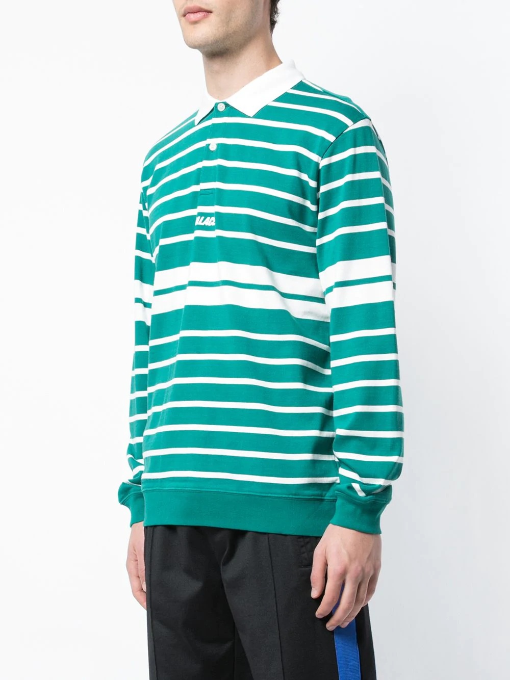 striped polo shirt - 3