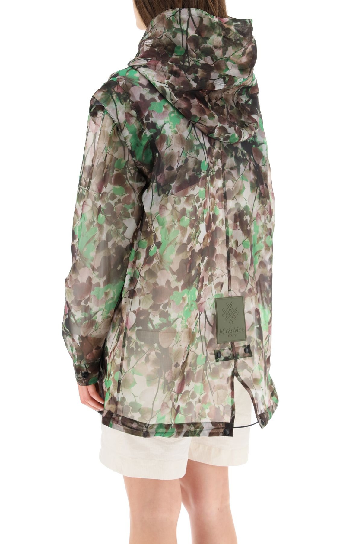 CAMOUFLAGE ORGANZA PARKA - 4