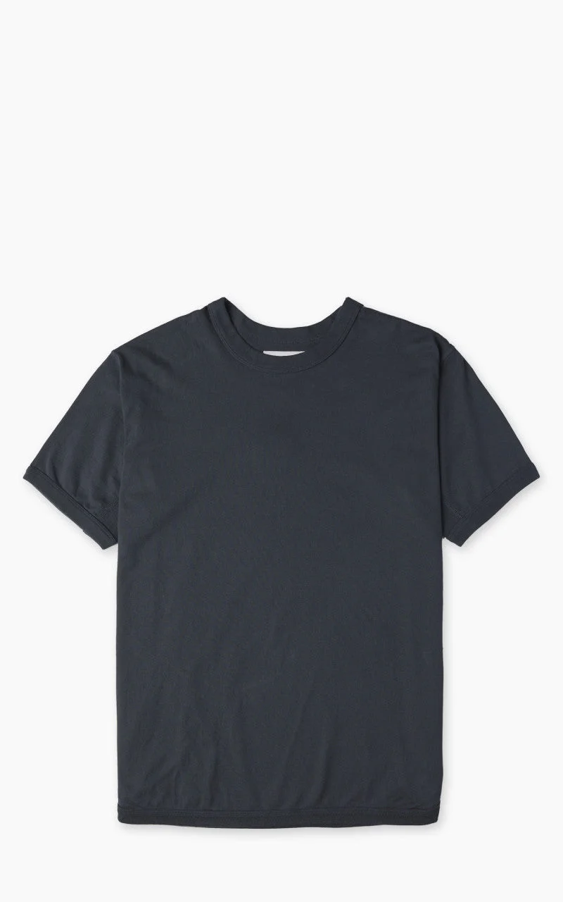 FULLCOUNT 5222-22 FLAT SEAM HEAVYWEIGHT T-SHIRT INK BLACK - 1