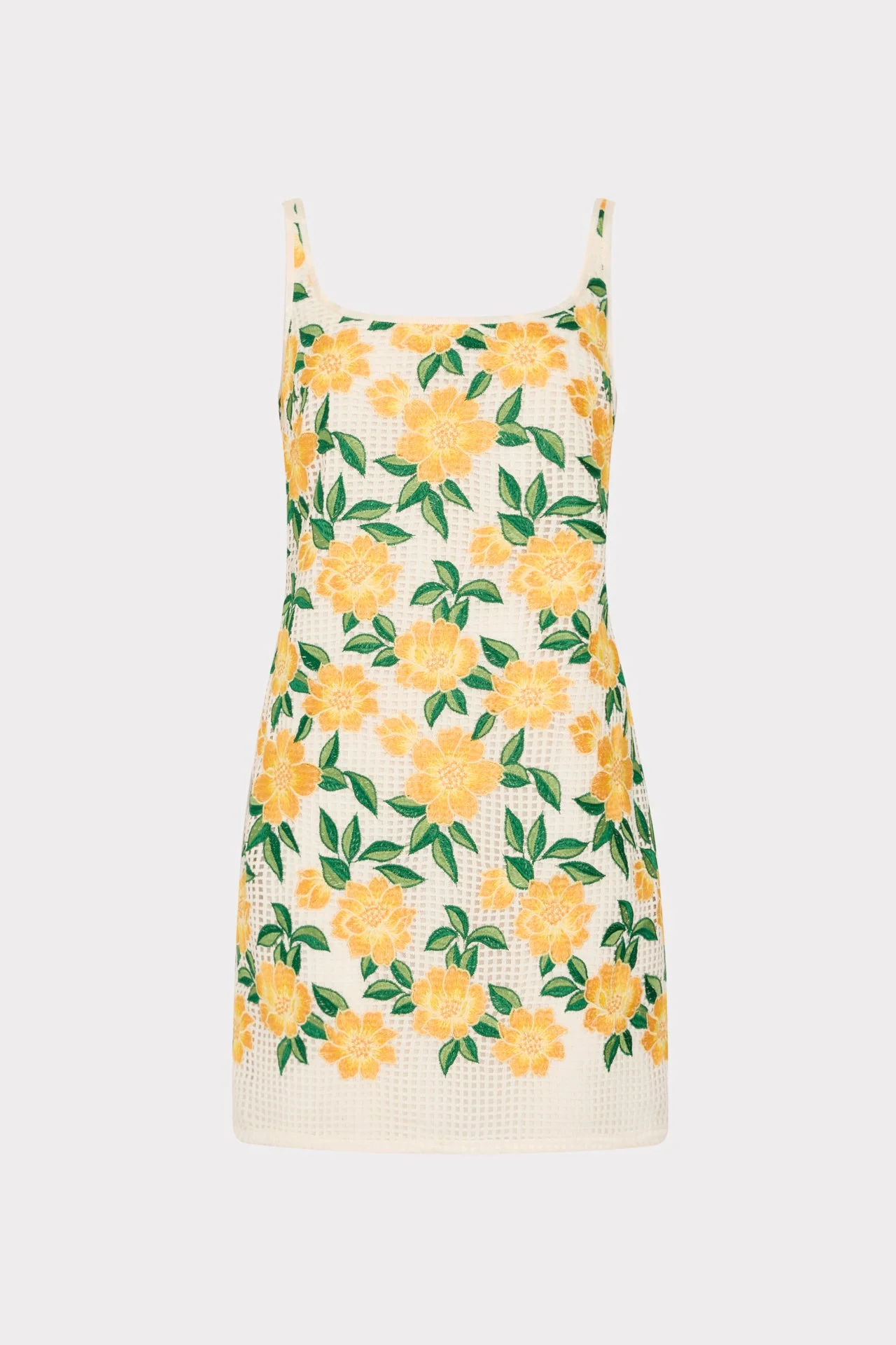 Maria Embroidered Mini Dress - 1