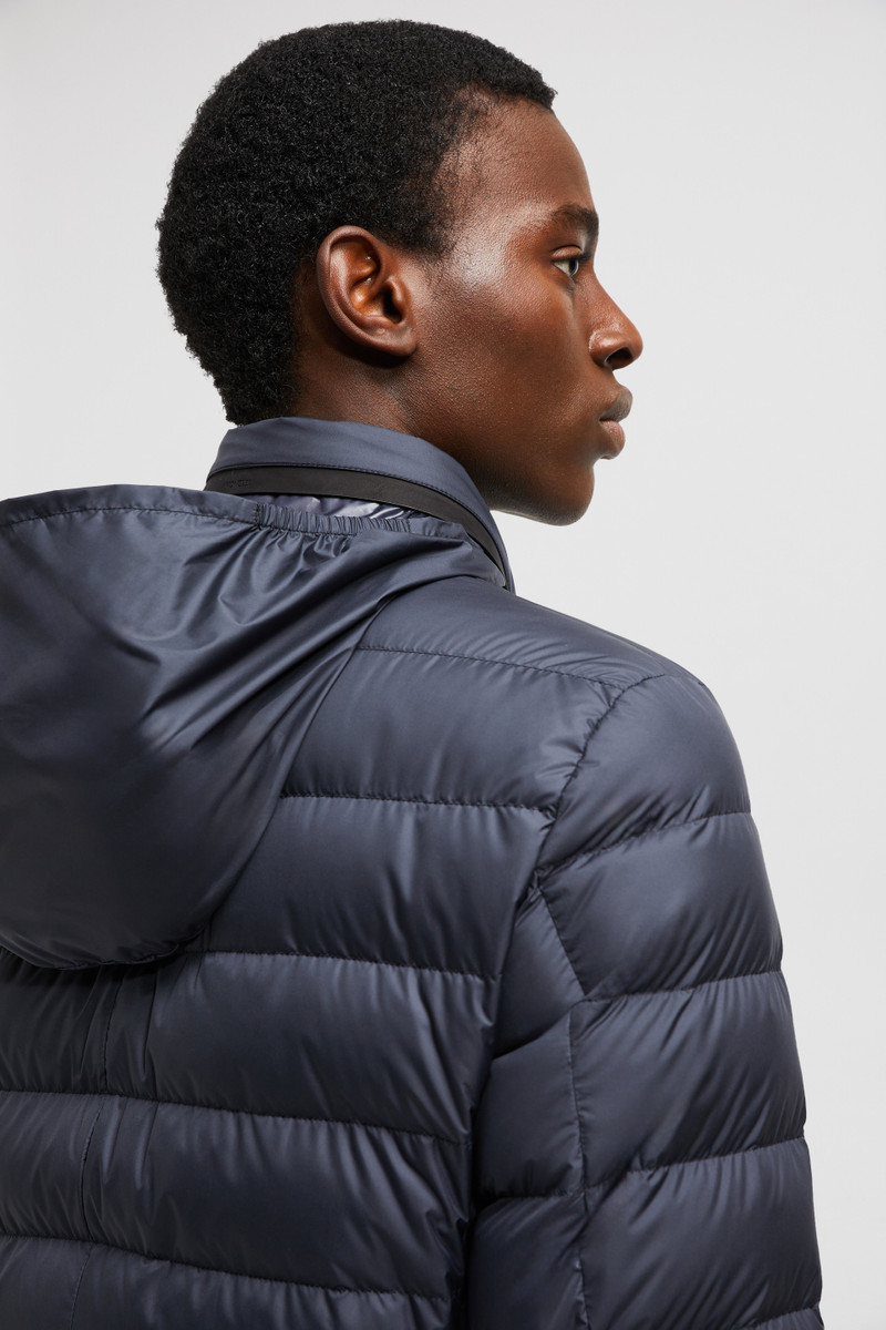 Carrelet Leather-Trimmed Down Blazer 10