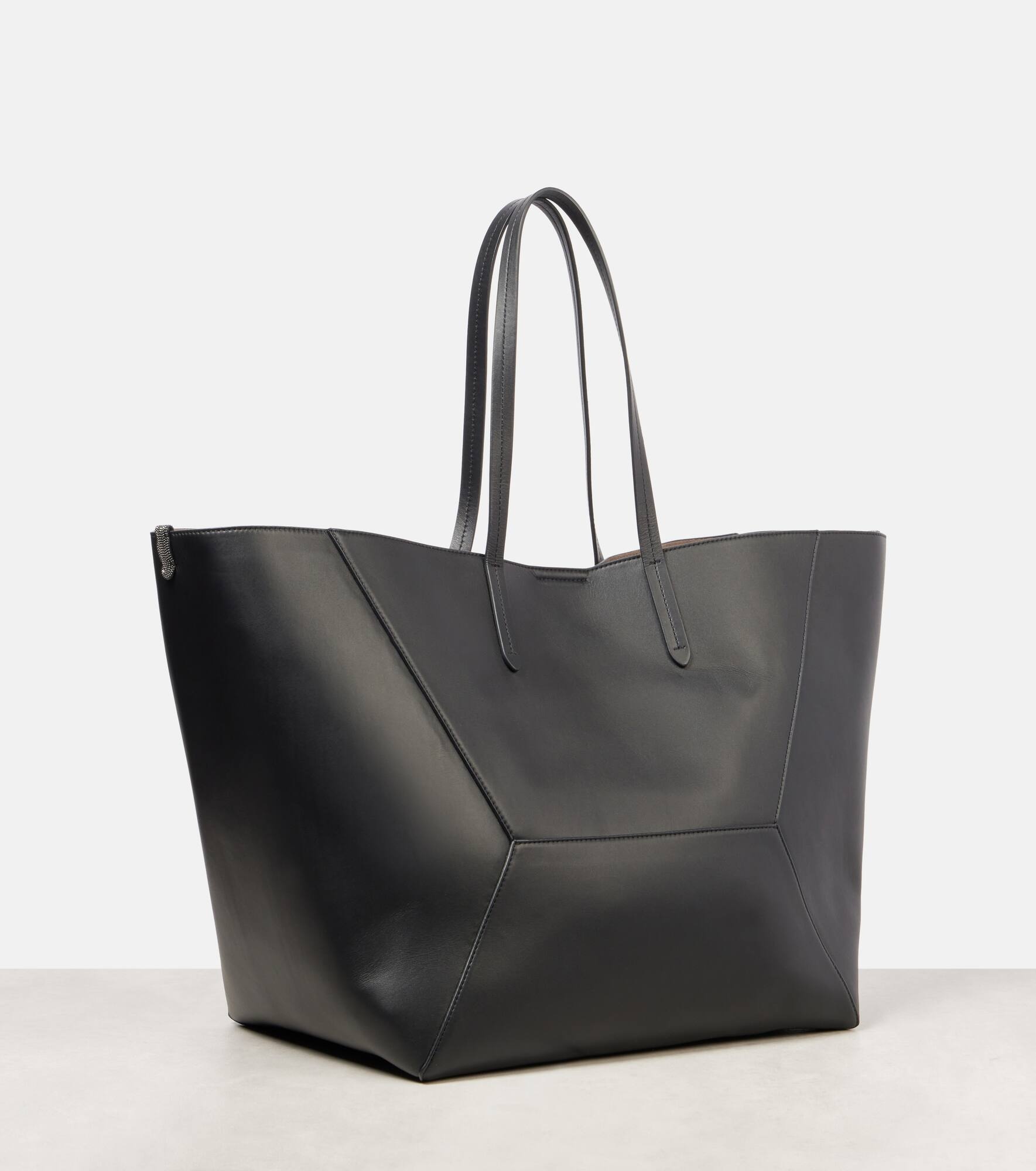 BC Duo Large leather tote bag - 4