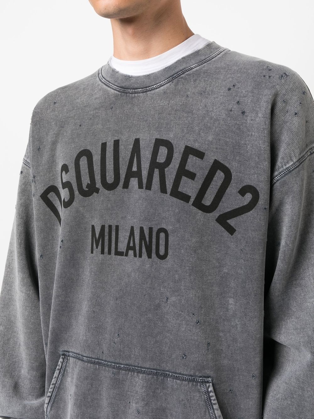 logo-print long-sleeve sweatshirt - 5