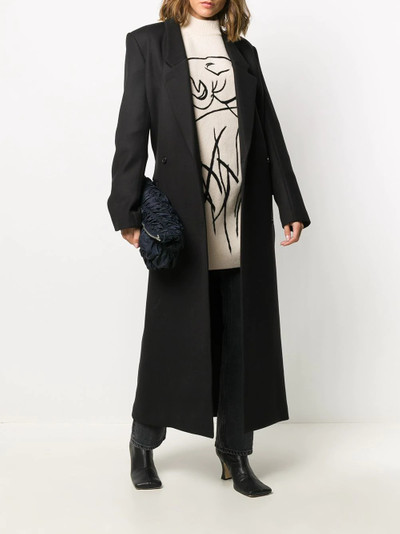 KENZO long double-breasted coat outlook