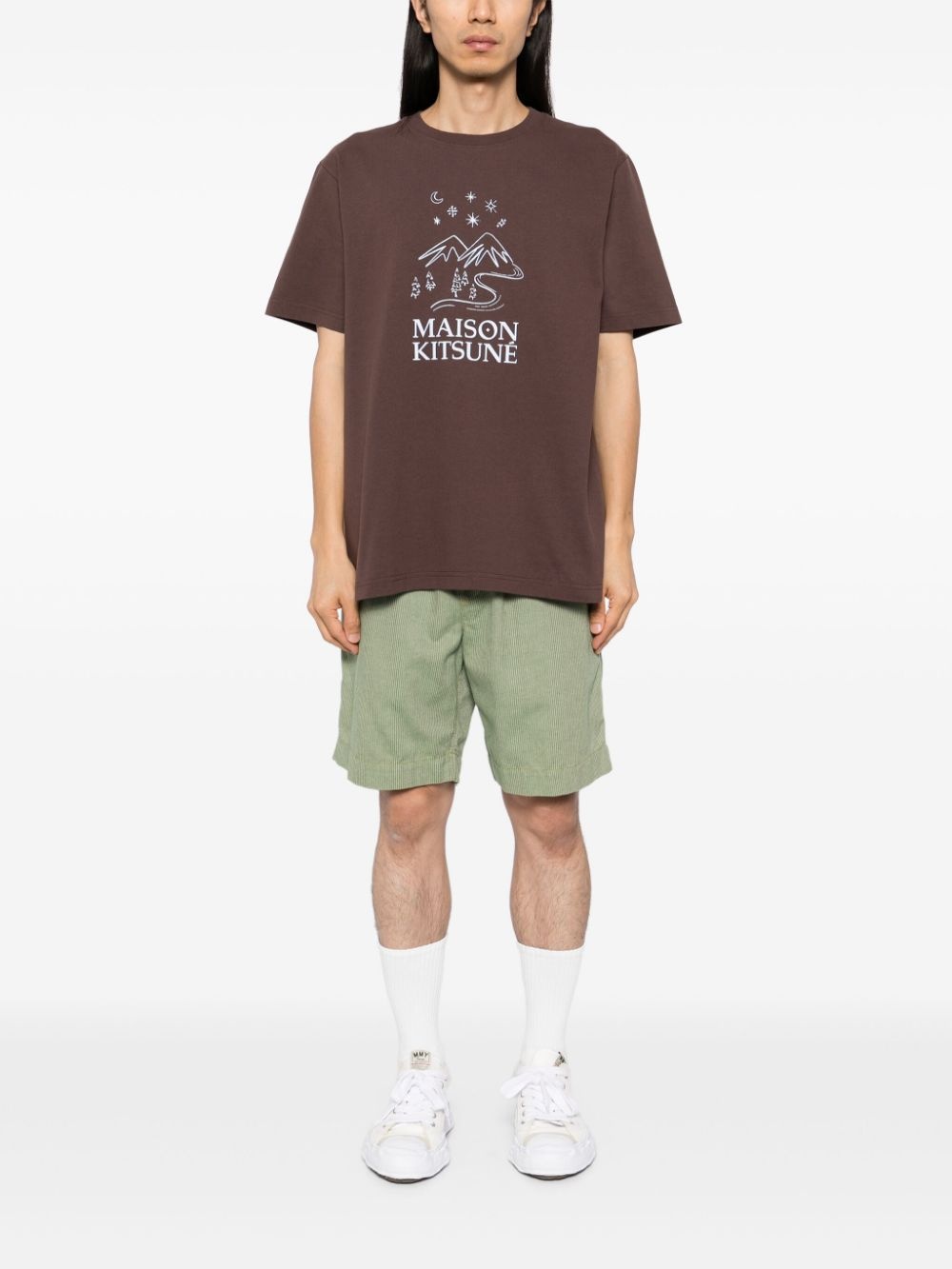 sketched landscape t-shirt - 2