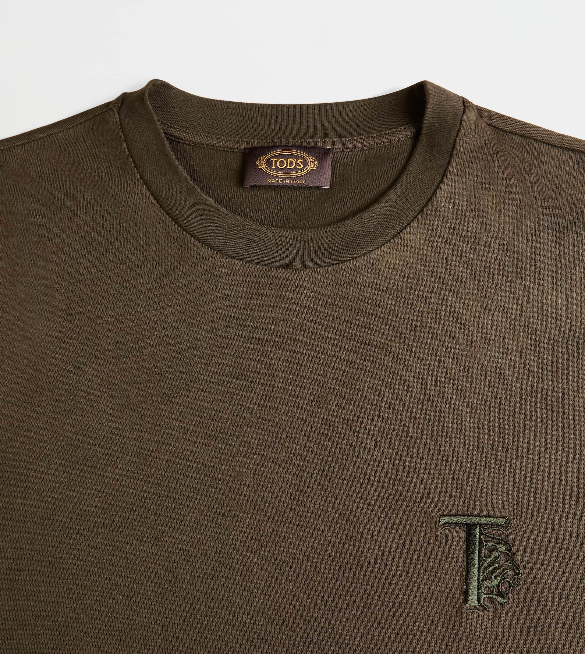 ROUND NECK T-SHIRT - GREEN - 8