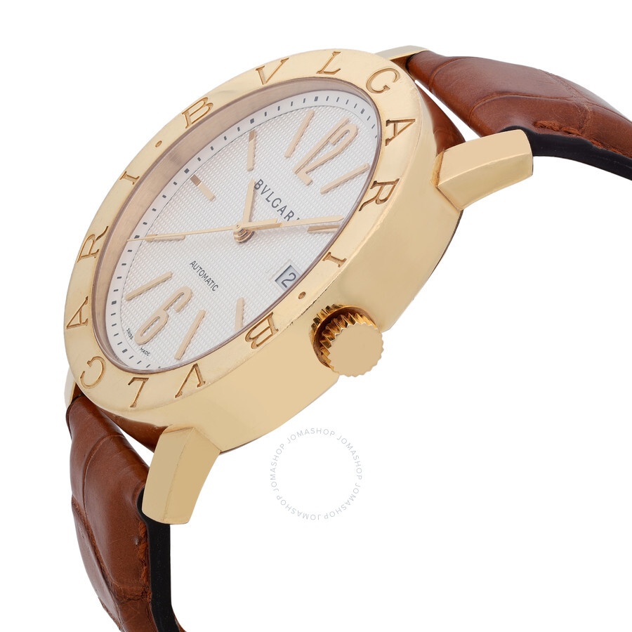 Pre-owned Bvlgari Bvlgari Automatic White Dial Men's Watch BB33GL - 3
