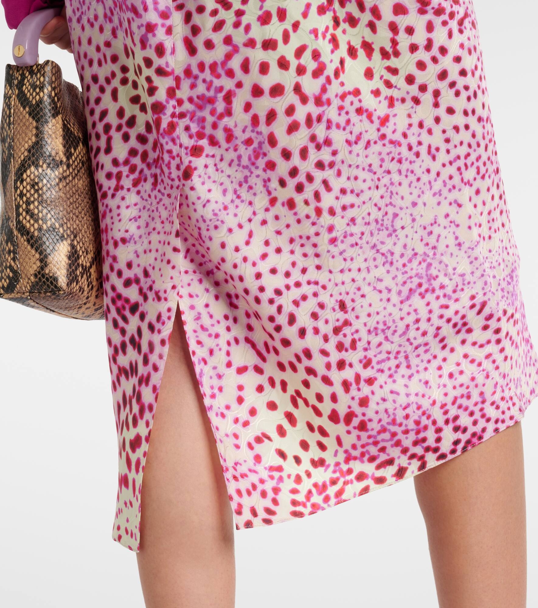 Printed midi skirt - 5