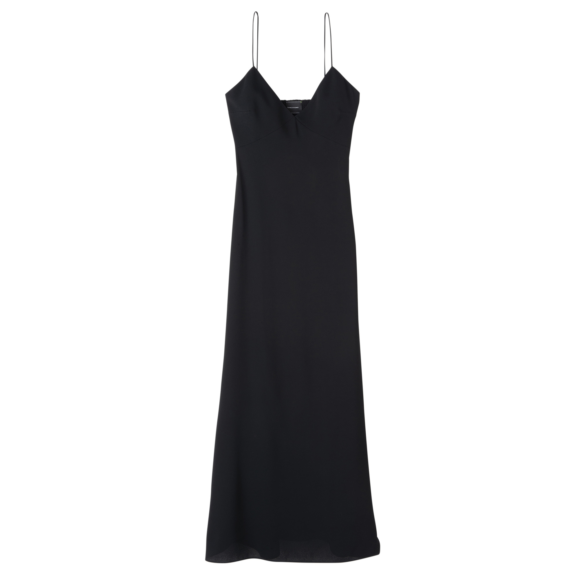 Long dress Black - Crepe de Chine - 1