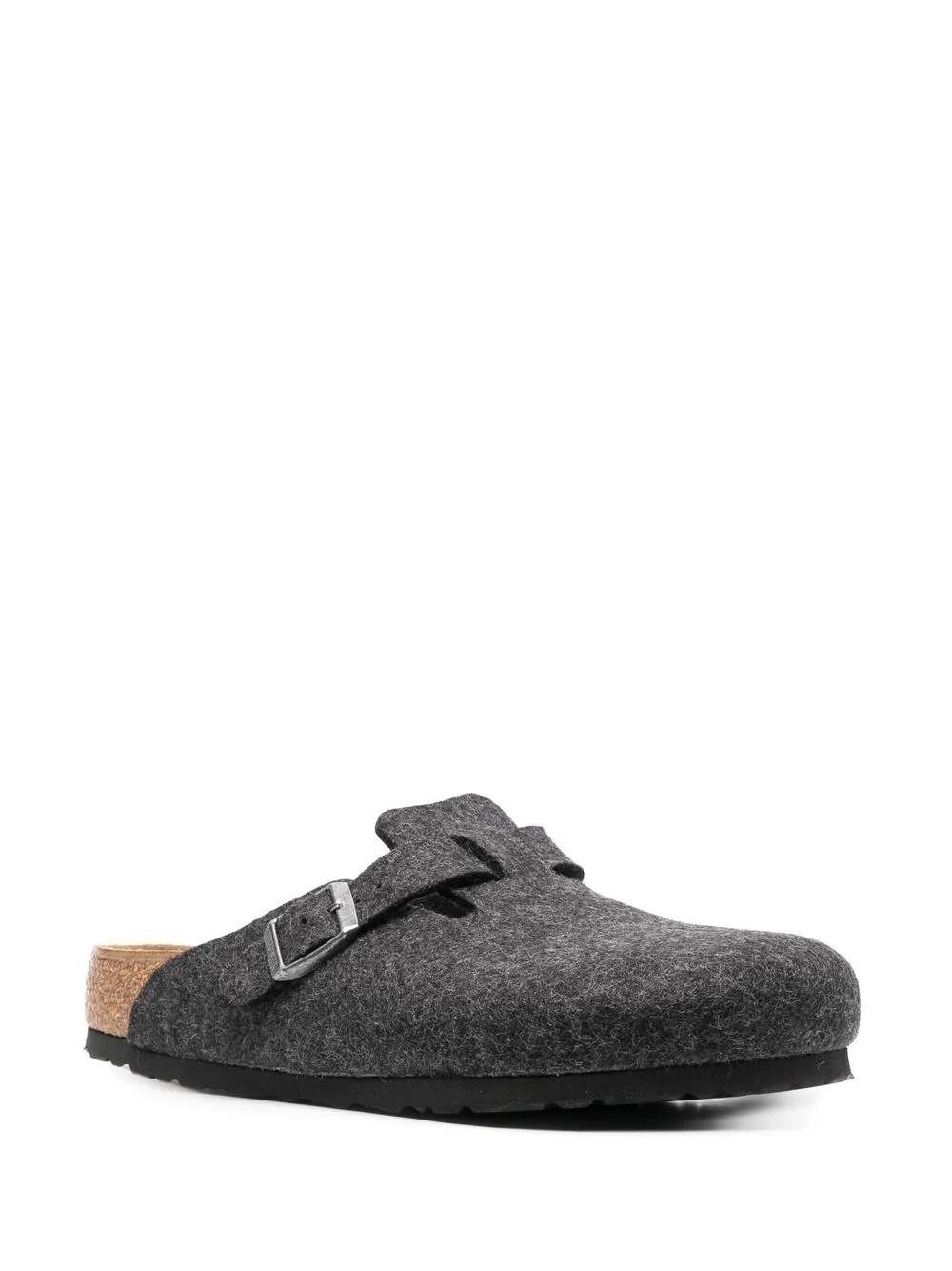 Boston buckled wool slippers - 4