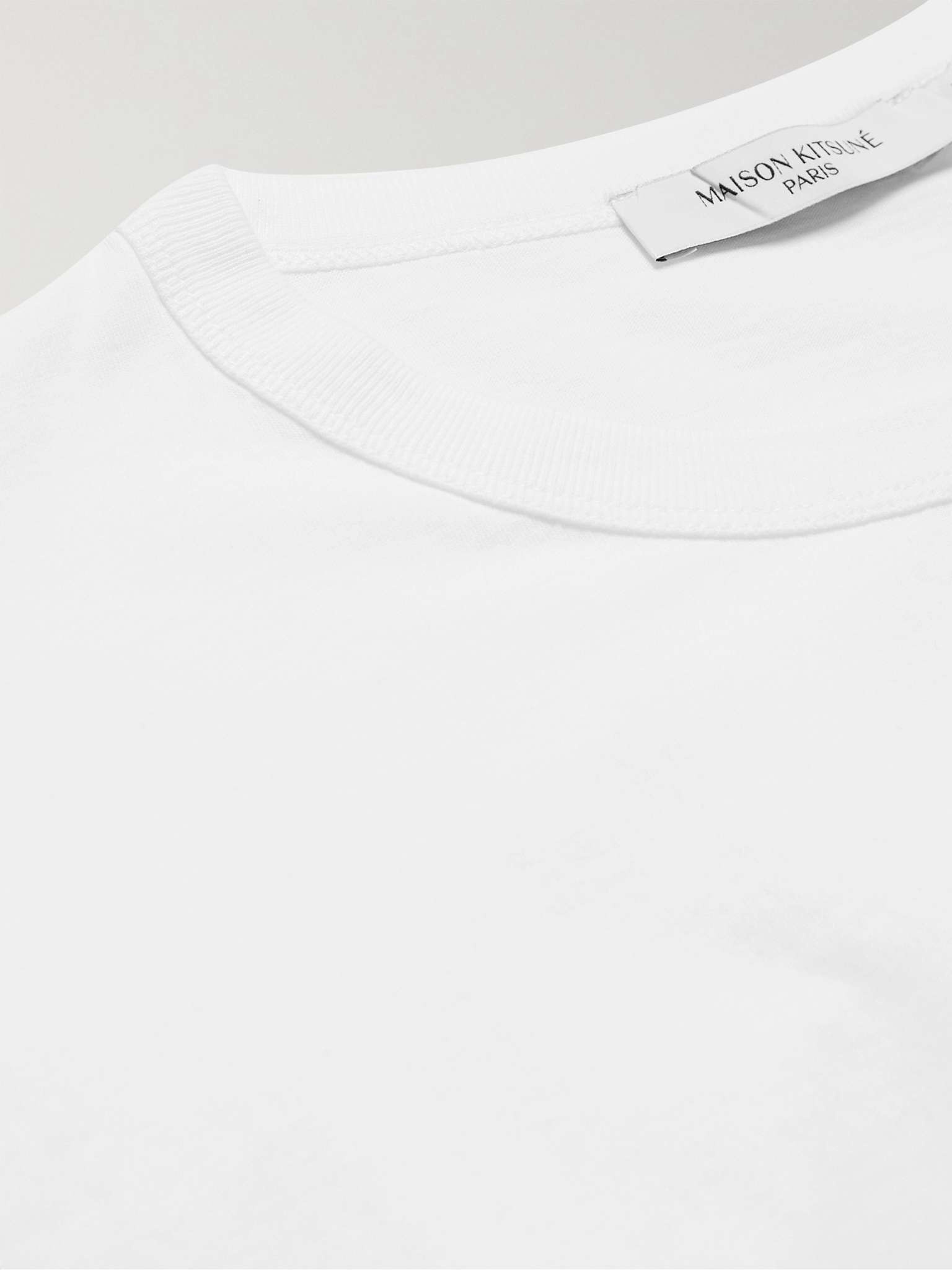 Logo-Appliquéd Cotton-Jersey T-Shirt - 5