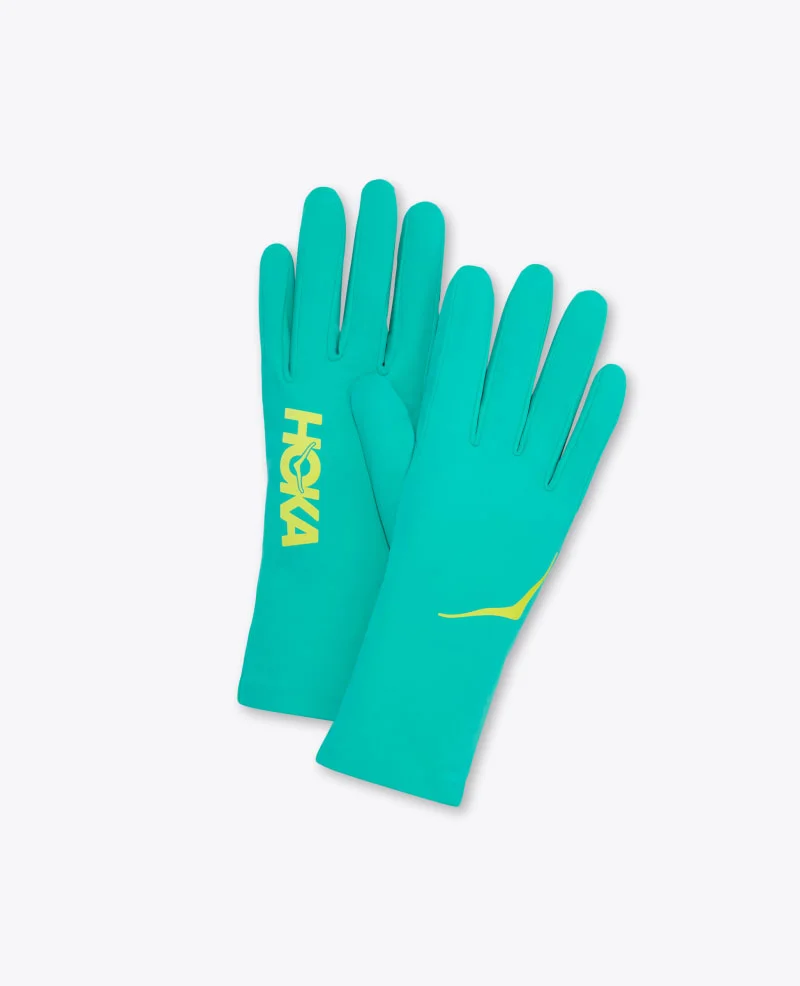 Airolite Run Gloves in Electric Aqua - 1