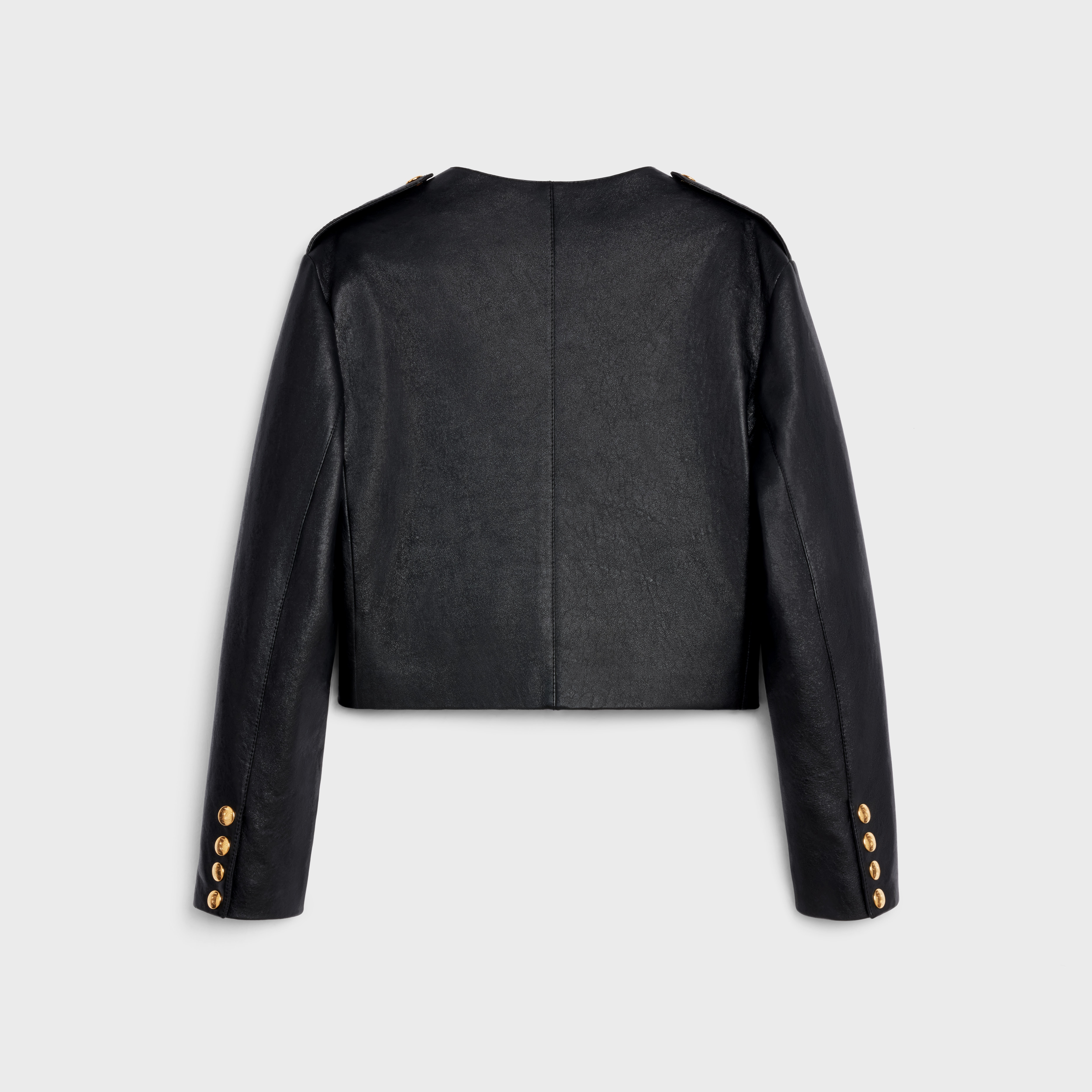 LONG “CHASSEUR” JACKET IN SOFT ENGLISH LAMBSKIN - 2