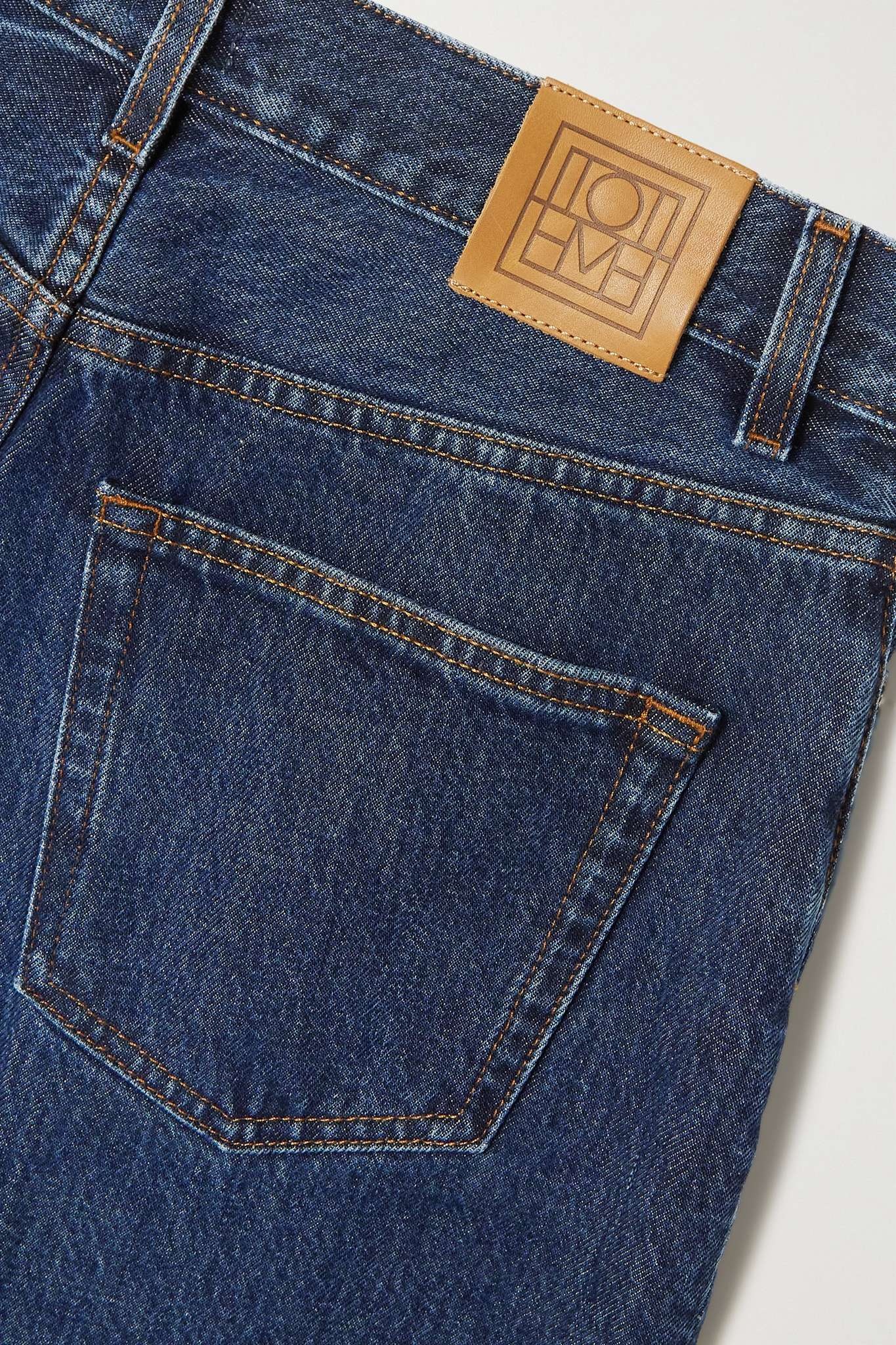High-rise tapered organic jeans - 6
