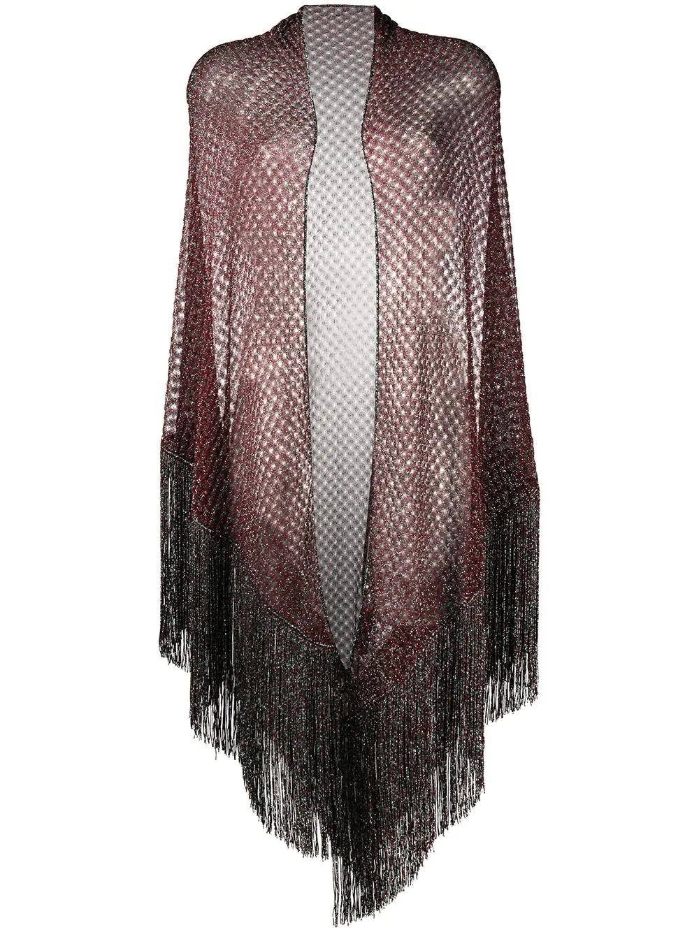 fringed shawl  - 1