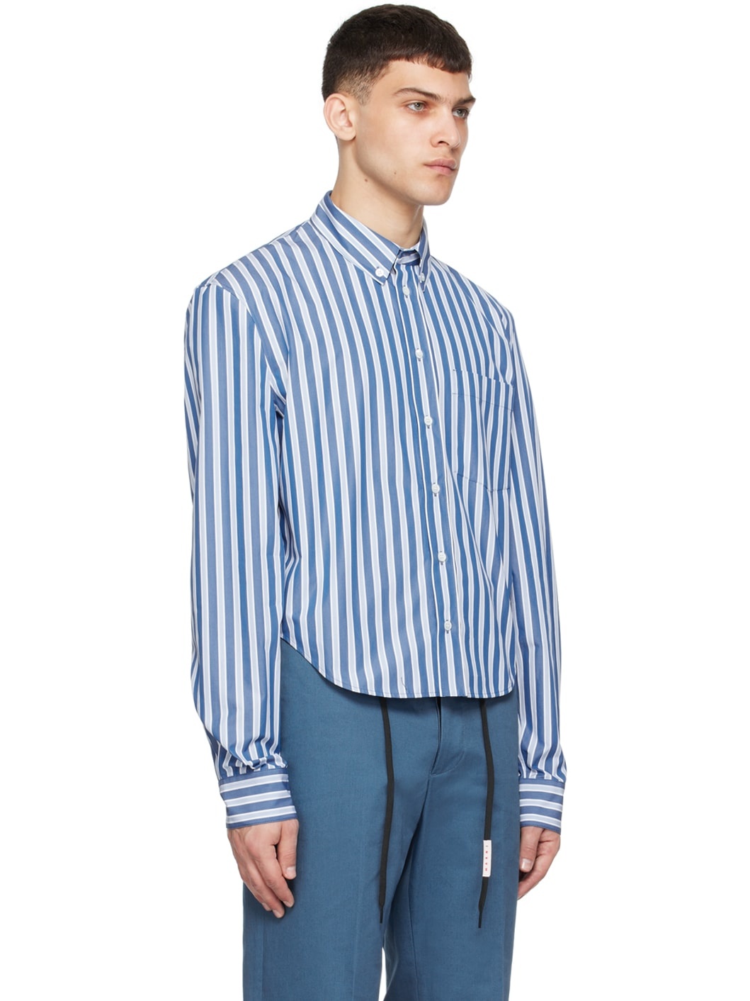 Blue Striped Shirt - 2