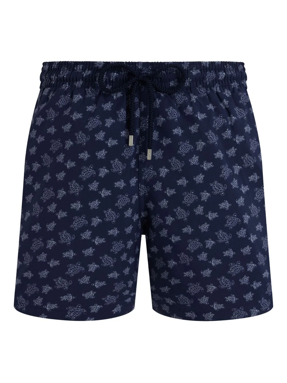 drawstring turtle-print swim shorts - 1