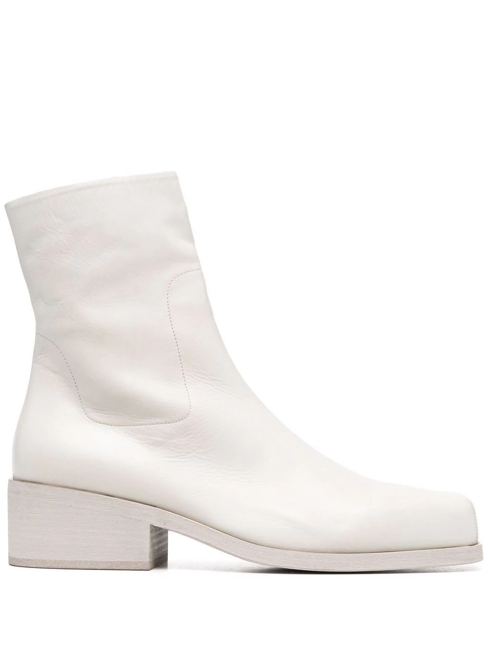 square-toe block-heel boots - 1