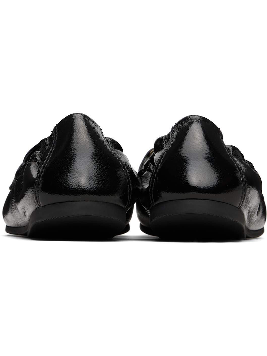 Black Elasticated Loafers - 2