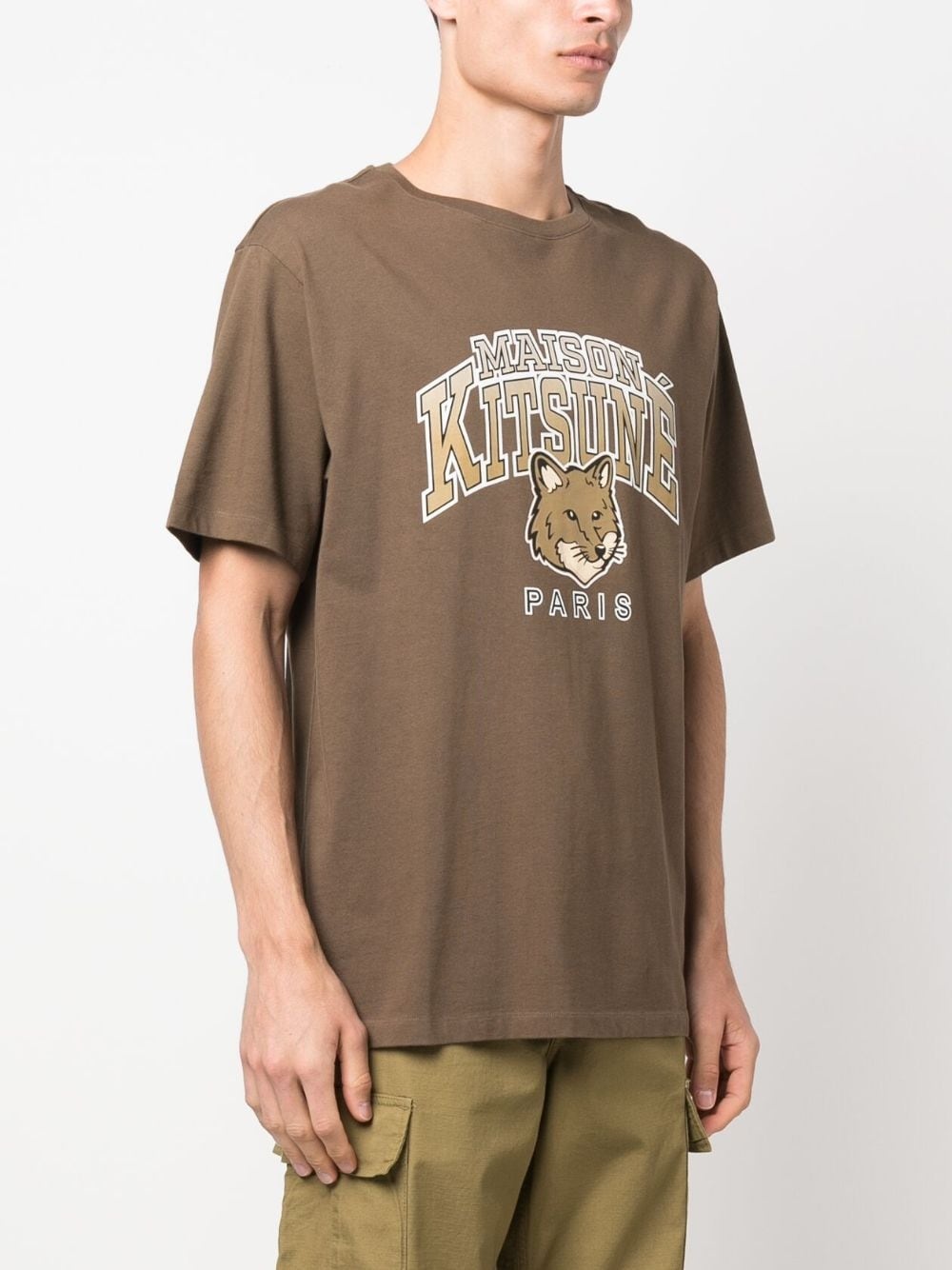 logo-print cotton T-shirt - 3