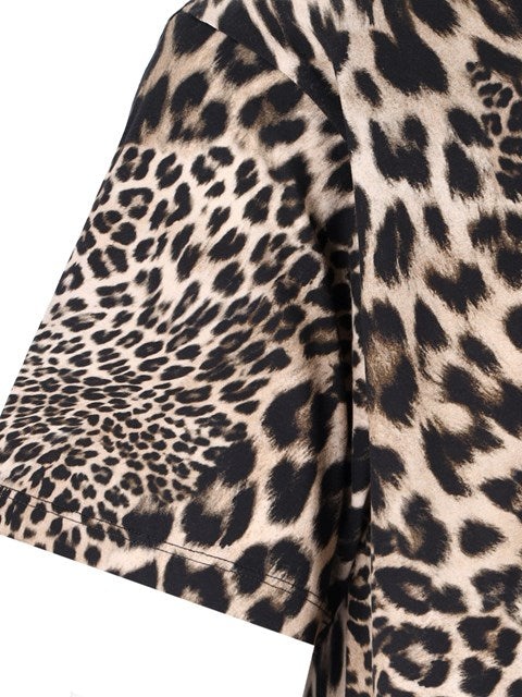 Celine Men "Leopard Logo" T-Shirt - 5