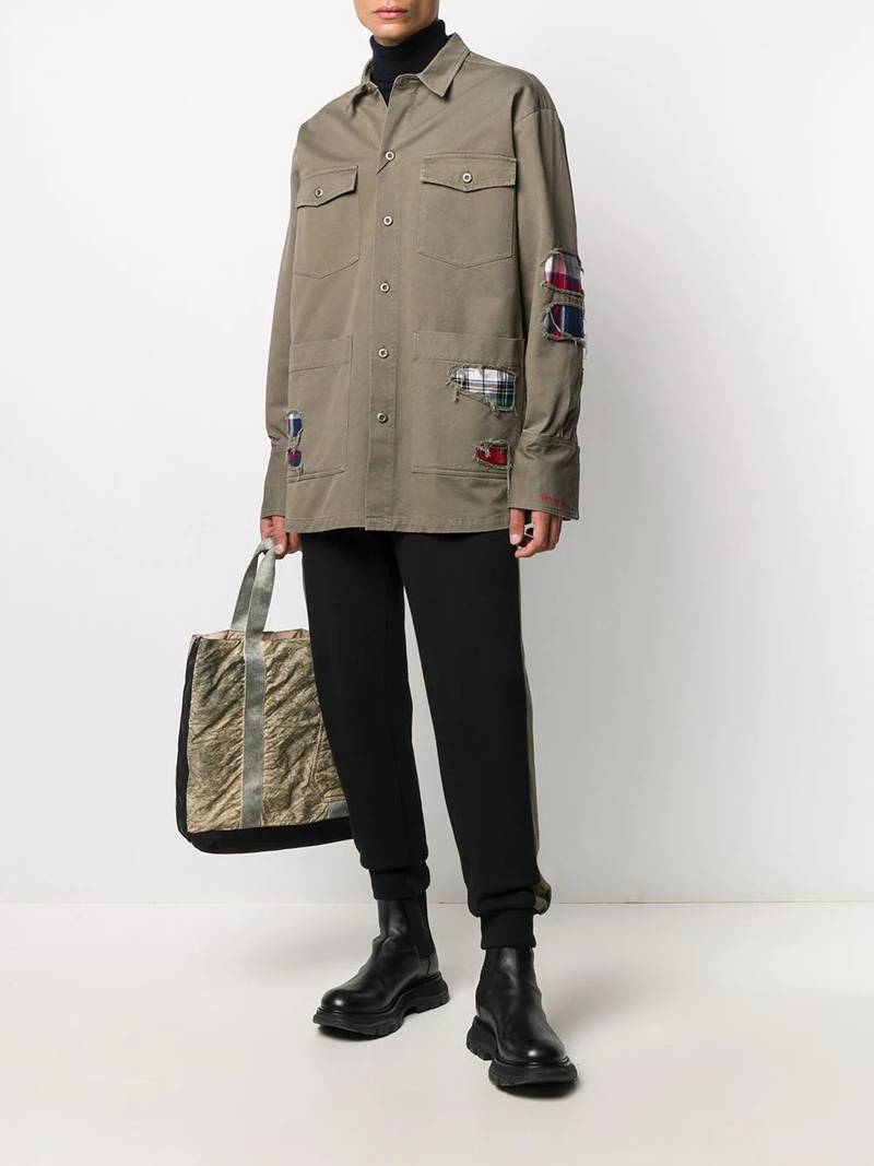 Paul & Shark distressed shirt jacket outlook