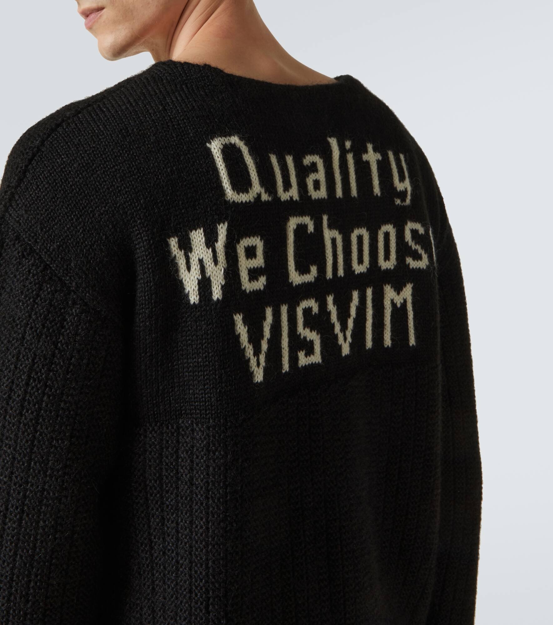 Logo wool and mohair-blend sweater - 5