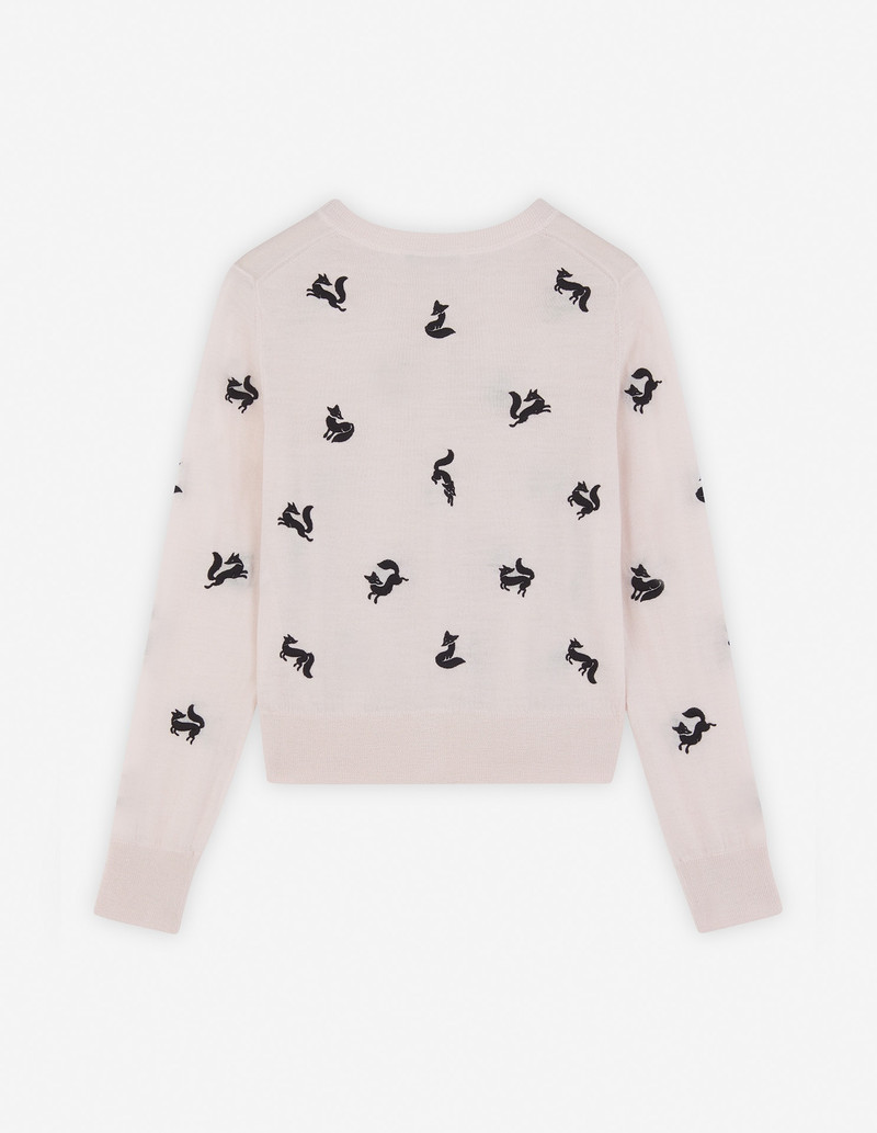 FANCY FOX EMBROIDERED CARDIGAN 6