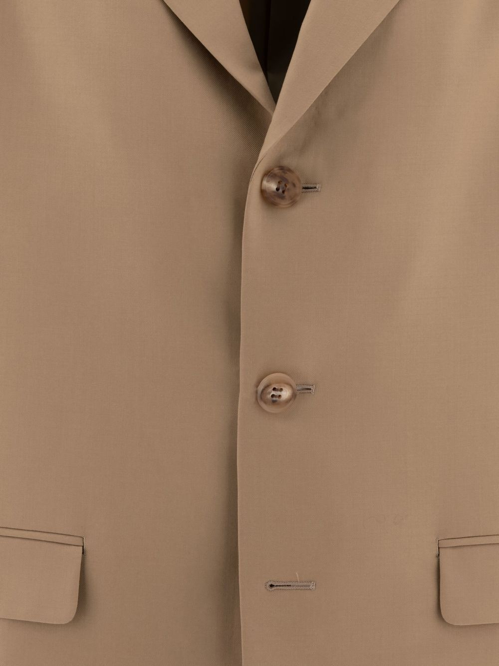 wool single-breasted blazer - 3