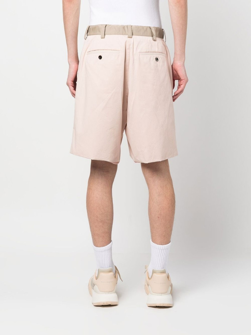 belted-waist bermuda shorts 4