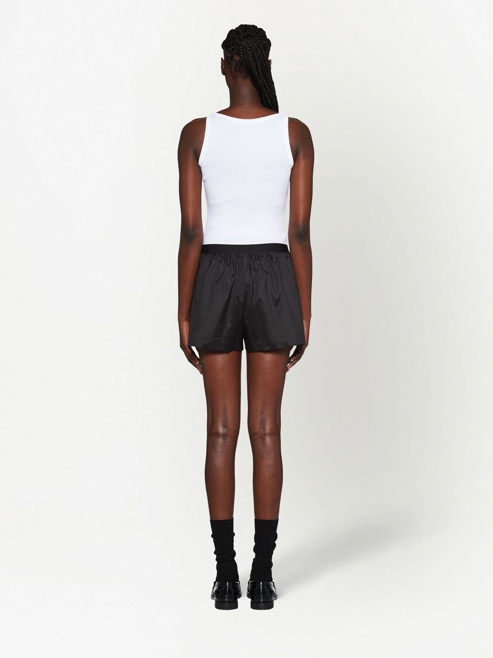 ribbed knit cotton tank top - 4