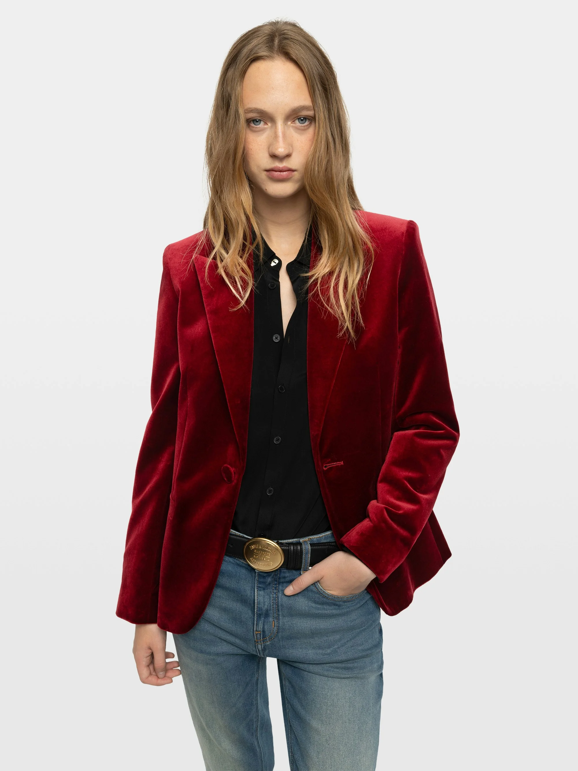 Vavy Velvet Blazer - 1