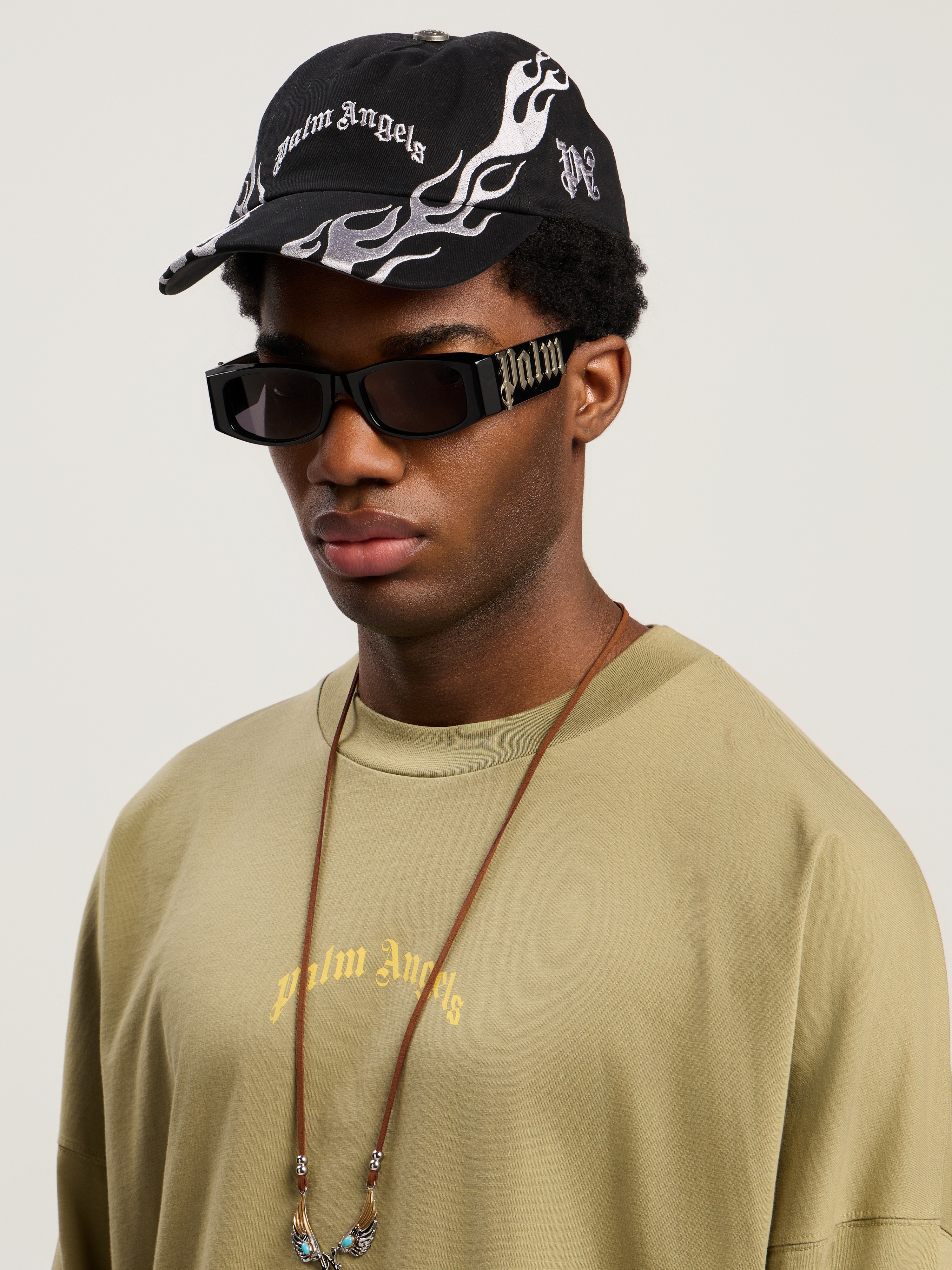 Curved Logo Flames Cap - 2