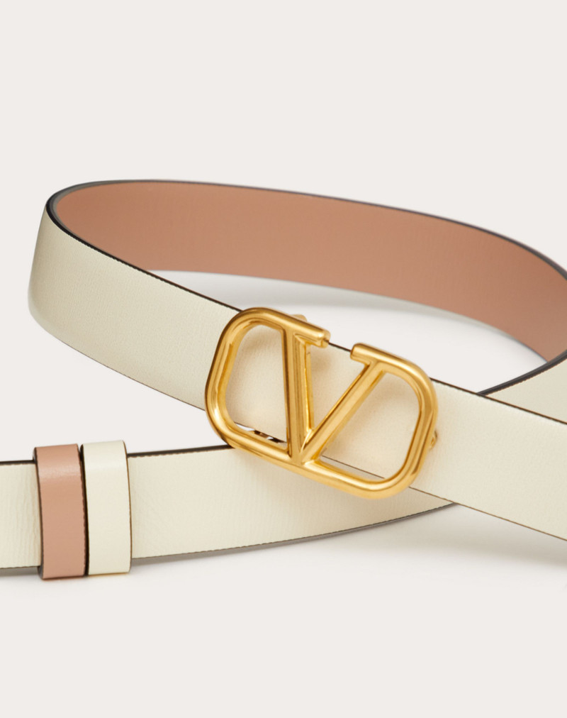 Valentino REVERSIBLE VLOGO SIGNATURE BELT IN shiny CALFSKIN 20MM outlook