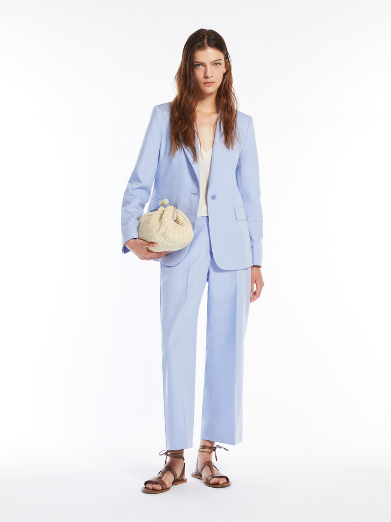 WEEKEND Max Mara QUITO Cotton and linen blazer outlook
