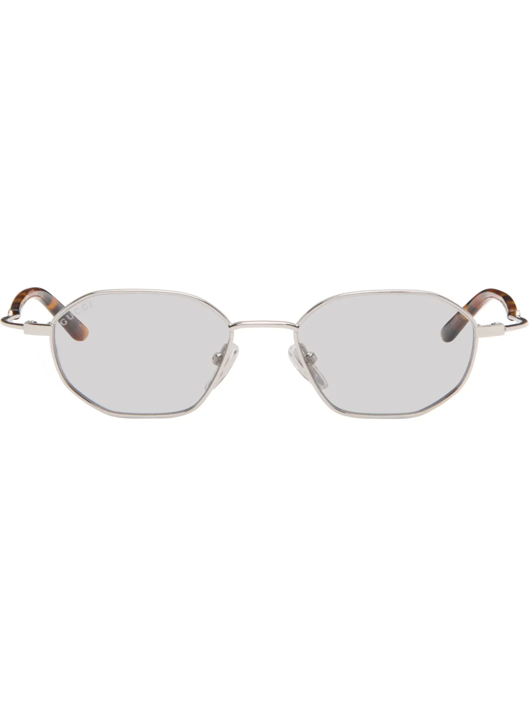 Silver Emblem Directional Sunglasses - 1