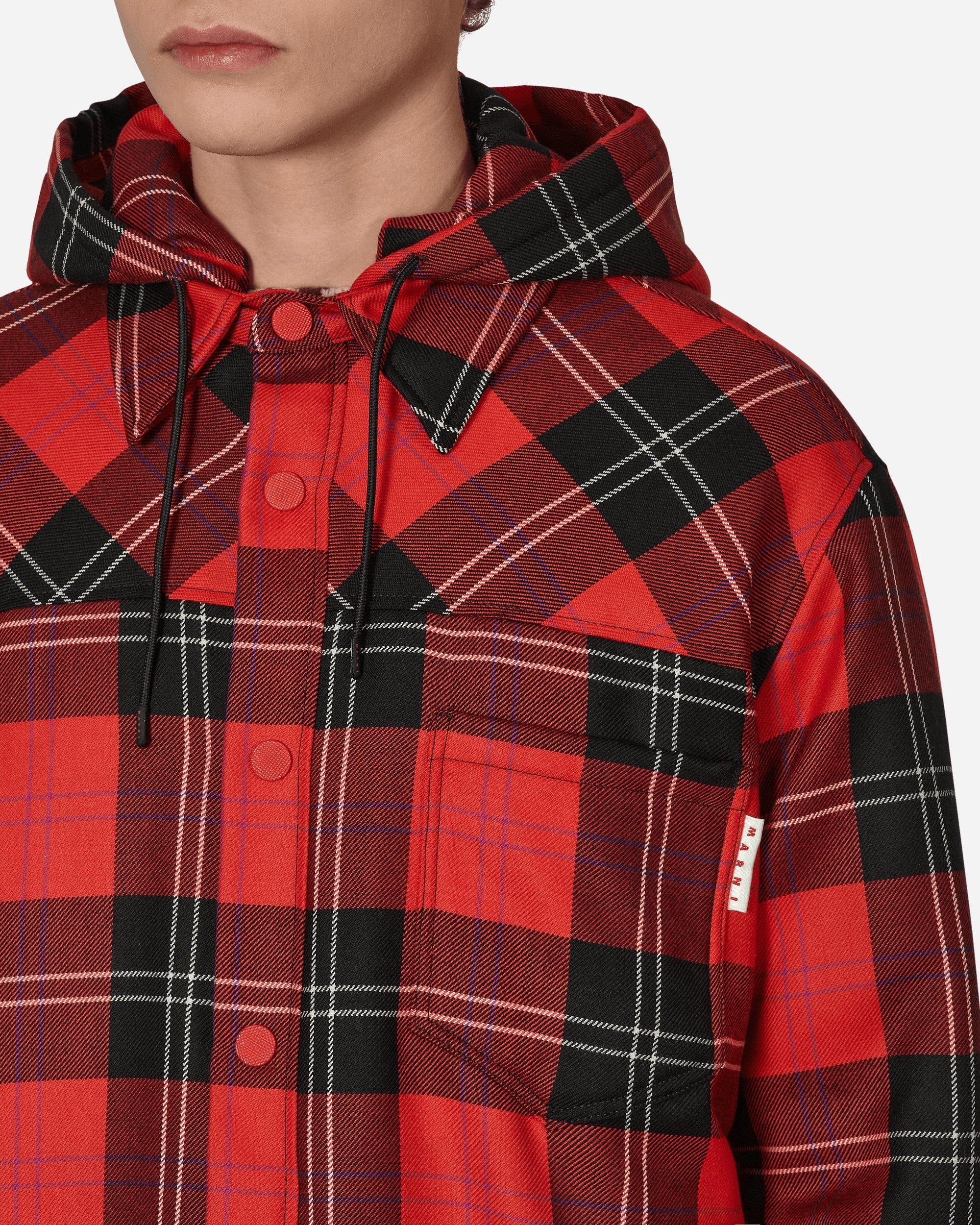 Padded Overshirt Red - 5