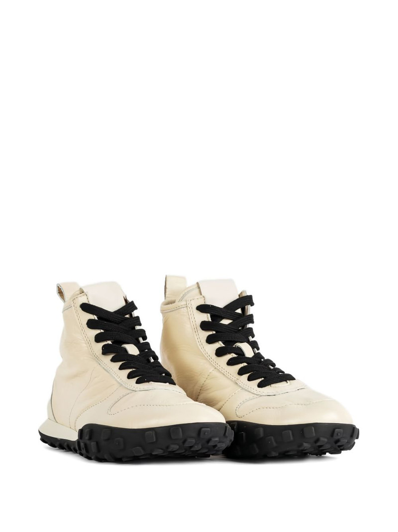 Jil Sander Moon high-top leather sneakers outlook