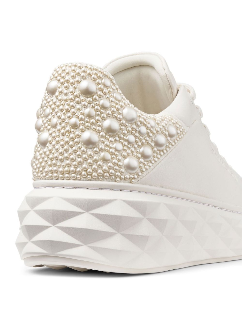 Diamond Maxi pearl-embellished sneakers - 6