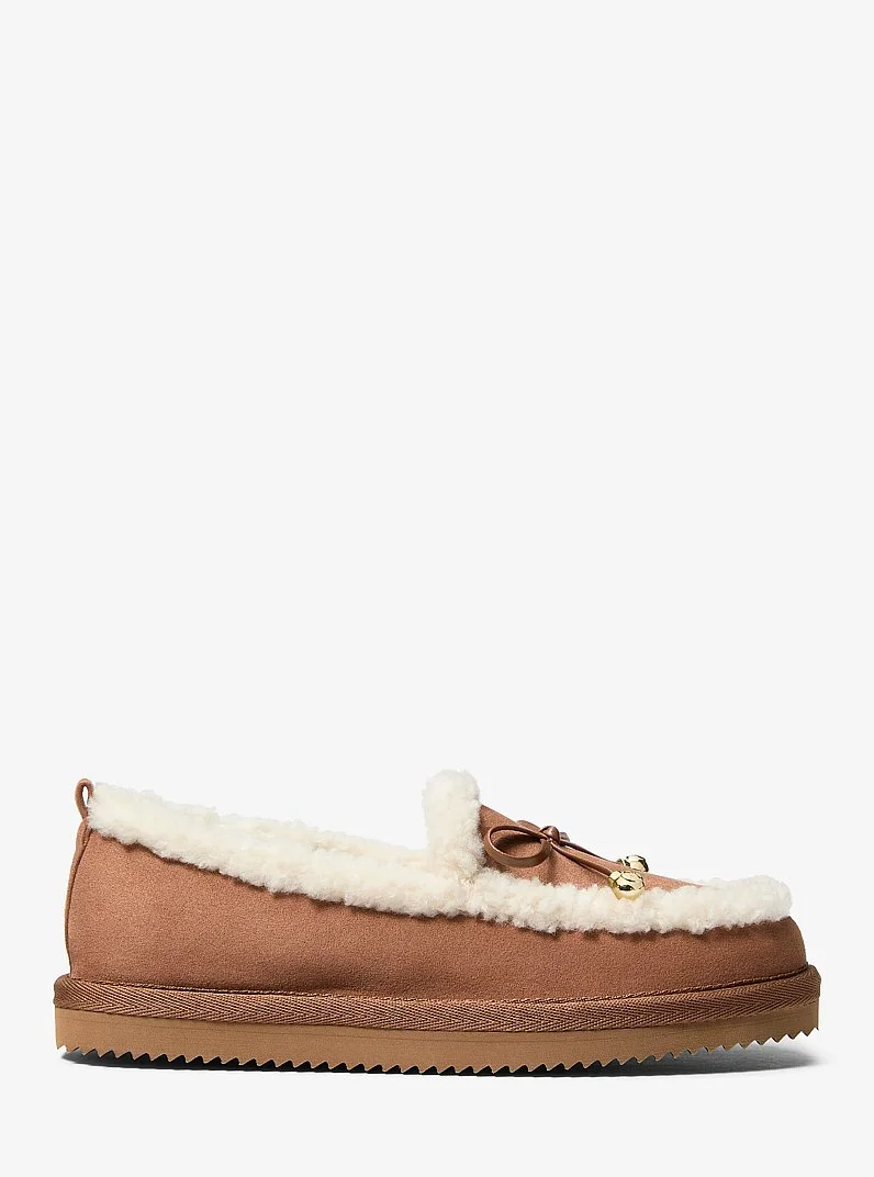 Jo Polyester Microsuede and Sherpa Moccasin - 1