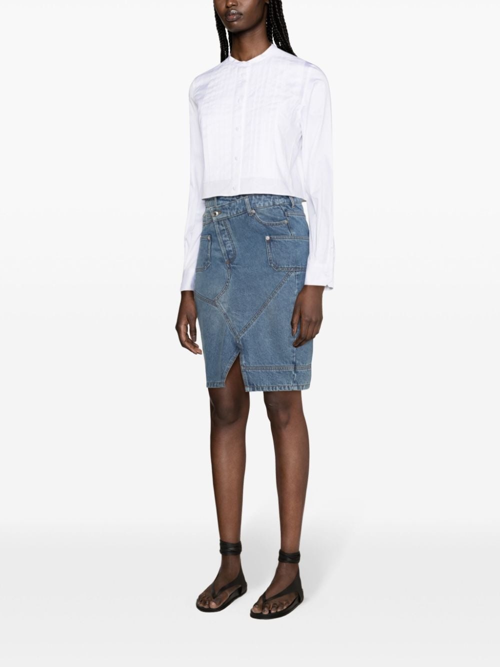 Jinko denim midi skirt - 3