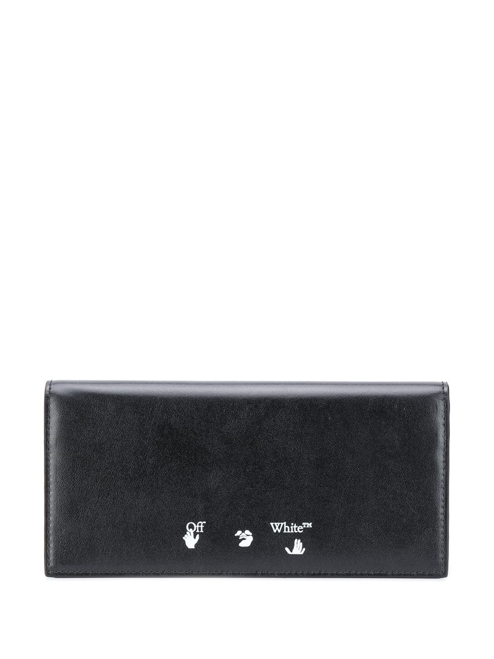 logo print bi-fold wallet - 1