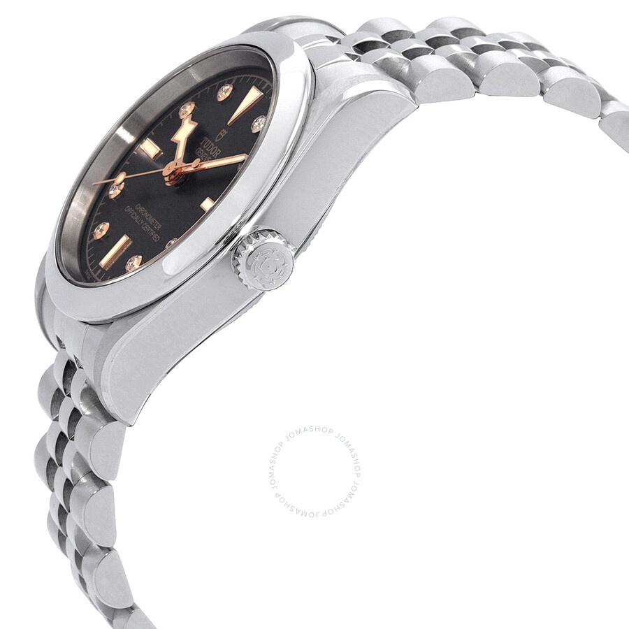 Tudor Black Bay Automatic Diamond Anthracite Dial Ladies Watch M79600-0004 - 2